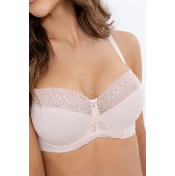 Podprsenka Polovyztužená podprsenka Biggi Nicole Světle béžová 90B