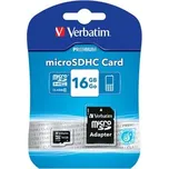16GB Verbatim micro SDHC, 44082, Class 10