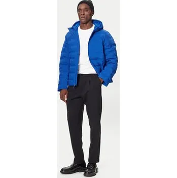 Pánská větrovka Calvin Klein Vatovaná bunda LV04LD521G Modrá Regular Fit M