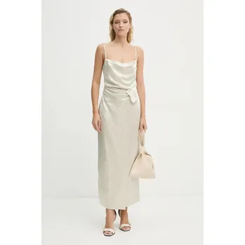 Dámské šaty Šaty Nanushka BRIAR, M, béžová, 01X