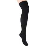 Steven Pletené nadkolenky 089 béžové s vlnou Barva: černá, Velikost: 35-37