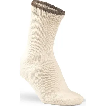 Dámské ponožky Fellhof Ponožky z alpakového froté - Béžové Velikost: 39-42