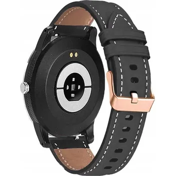 Řemínek na hodinky Elegantní Kožený Řemínek HUAWEI WATCH GT 4 GT 5 41MM CLASSIC ELITE Černý