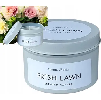 Svíčka Parafínová vonná svíčka Fresh Lawn Zd trading