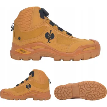 Pracovní oblečení Kotníkové pracovní boty Strauss KASTRA II MID S3 hnědé OCELOVÁ ŠPIČKA vel. 44