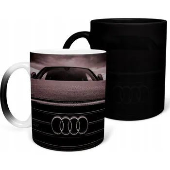 KOUZELNÝ HRNEK S POTISKEM PRO DÁREK PRO FANOUŠKY VOZŮ AUDI SPEED CAR - JMÉNO