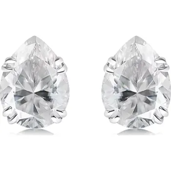 Náušnice Luceria S White Topaz - stříbrné náušnice s bílým topazem