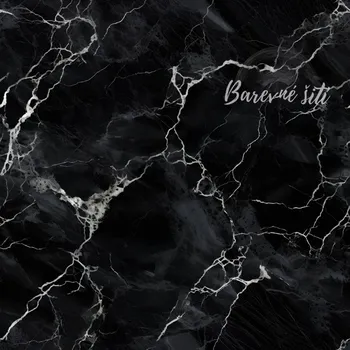 Zimní softshell Černý mramor (E) (Zimní softshell potištěný)