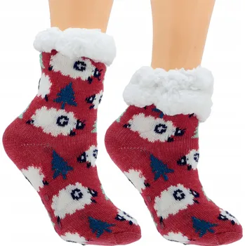 Dámské ponožky Teplé Zimní Ponožky Medvídci Protiskluzové DĚTSKÉ 27-31