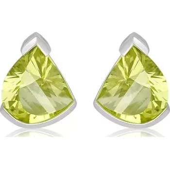 Náušnice Nazar S Lemon Citrine - stříbrné náušnice s citrínem
