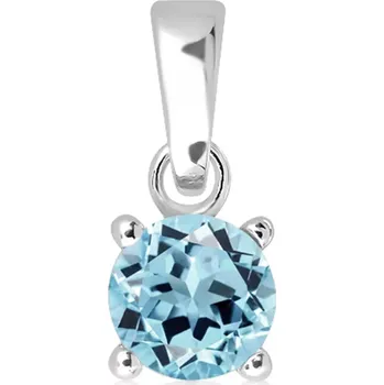 Přívěsek Janus S Blue Topaz - stříbrný přívěsek s modrým topazem