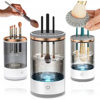 Kosmetický štětec ELEKTRICKÁ ČISTIČKA ŠTĚTCŮ NA MAKE-UP PRO ČIŠTĚNÍ A MYTÍ – IDEÁLNÍ DÁREK KE DNI ŽEN