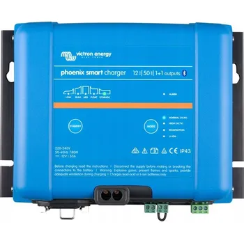 Zabezpečení domácnosti Nabíječka Phoenix Smart 12V/50A (1+1) Bluetooth