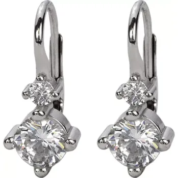 Náušnice Bethany - zirkonové stříbrné naušnice