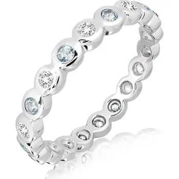 Prsten Tibera S Blue Topaz - prsten ze stříbra s modrým topazem