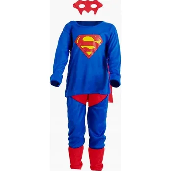 Karnevalový kostým Kostým KOMBINEZA SUPERMAN SUPER MAN MUŽ HRDINA Hrdina PLES vel. 110-122