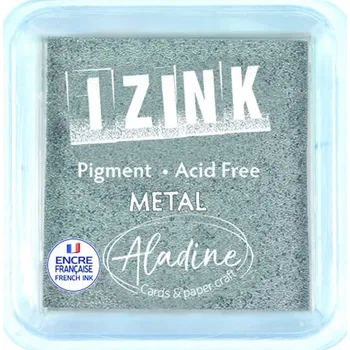 Dětské razítko Razítkovací inkoust Aladine Izink stříbrný
