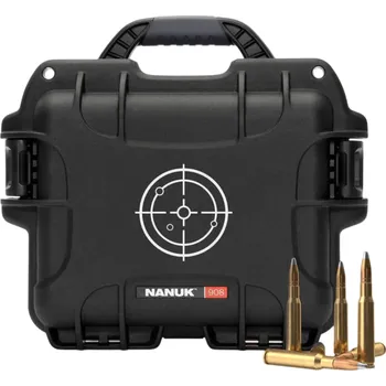 Vybavení pro přežití Nanuk 908 Kufr 908 prázdný - s bílým logem Target - Černý 908S-000BK-PA0-AMM0