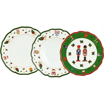 Talíř Bogucice Tichá noc dezertní talíř 3 ks vícebarevná