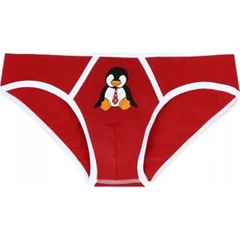 Slipy INTIMISSIMI pánské vánoční slipy PINGVIN vel. M