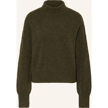 Dámský svetr Samsøe Samsøe Dámský Svetr S Rolákem Nola S Alpakou, khaki, 36