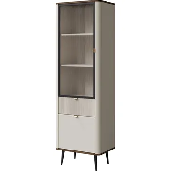 Obývací pokoj Jurek Vitrína Marly 3 Vyber provedení: Kašmír + ořech