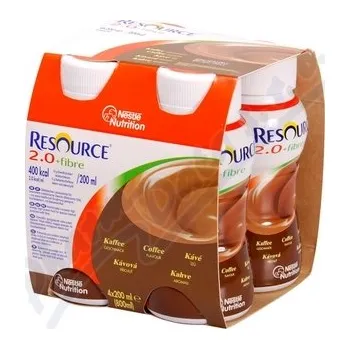 Speciální výživa Resource 2.0kcal Fibre Kávový por.sol.4x200ml