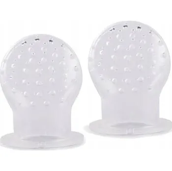 Hračka pro kojence Kousátko na podávání jídla MUUMEE silikonové bezbarvé