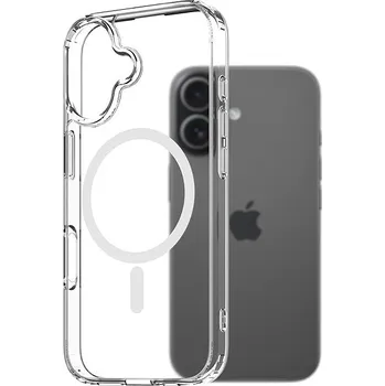 Pouzdro na mobilní telefon AlzaGuard Crystal Clear TPU Case Compatible with Magsafe pro iPhone 17