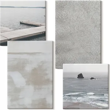 Obraz Sada obrazů na zeď Abstrakce moderní design textury 4 kusy