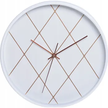 Hodiny ACCSHINE Nástěnné hodiny MDF Tiché Moderní 30 cm Bílé