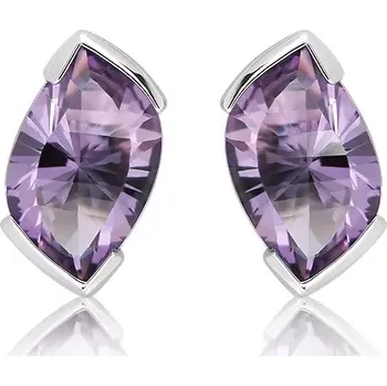 Šperk Elim S Amethyst - stříbrné náušnice s ametystem