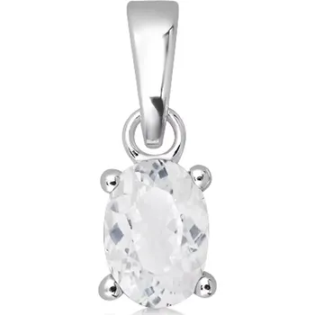Přívěsek Terva S White Topaz - stříbrný přívěsek s bílým topazem