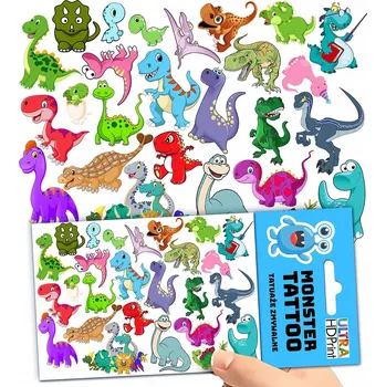 Odstranitelné tetování Filmová a herní nálepka na tetování Dětské vodní tetování Omyvatelné k narozeninám Dárek Dočasný dárek pro děti Originální opakovaně použitelné Spousta Vzorů