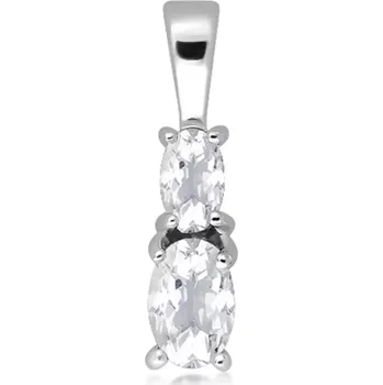 Přívěsek Grana S White Topaz - stříbrný přívěsek s bílým topazem