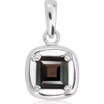 Přívěsek Ingo S Smoky Quartz - stříbrný přívěsek s quartzem