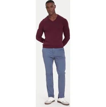 United Colors Of Benetton Chino kalhoty 4TZYUF04P Modrá Slim Fit 46