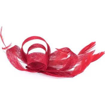 Čepice Tajemný Fascinátor - červený