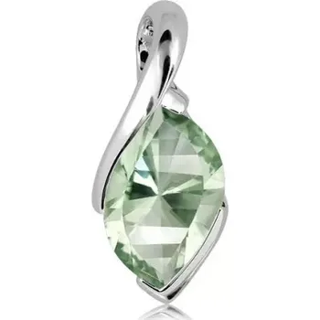 Přívěsek Marino S Green Amethyst - stříbrný přívěsek se zeleným ametystem