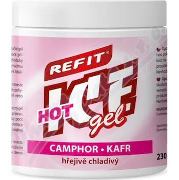Masážní přípravek Refit Hot Ice gel Kafr 230ml