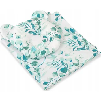 Polštář PEŘINKA S VÝPLNÍ A PROFILOVANÝ POLŠTÁŘ MEDVÍDEK