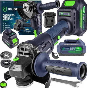 Bruska ÚHLOVÁ BRUSKA BRUSKA DIAX + 1 SADA NABÍJEČKY BATERIE 4,0 AH