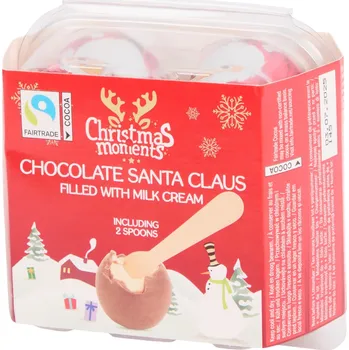 Čokoláda Christmas Moments Plněné postavičky Santa 144g