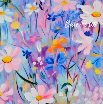 Zimní softshell Jarní něha (E) (Zimní softshell potištěný)