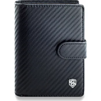 Peněženka Stevens peněženka z pravé kůže černá - muž