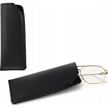 Pouzdro na brýle POUZDRO NA BRÝLE korekční sluneční měkké zasouvací Eko kůže