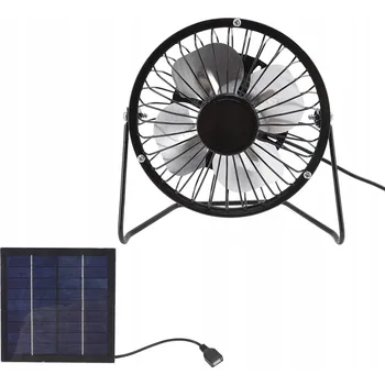 Zabezpečení domácnosti EXTERNÍ SOLÁRNÍ PANEL VENTILÁTOR 5V 2.5W