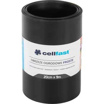 Zahradní obrubník Cellfast Zahradní obruba rovná černá 9m 20 cm