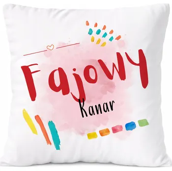 Polštář Polštář pro Franka jako Dárek s potiskem bílý PoliDraw