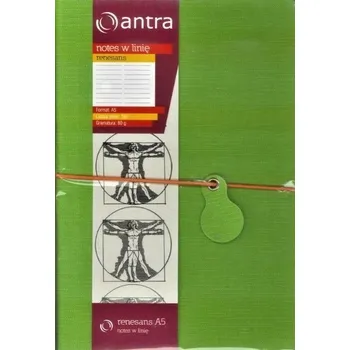 Blok Notes A5 Antra zelený